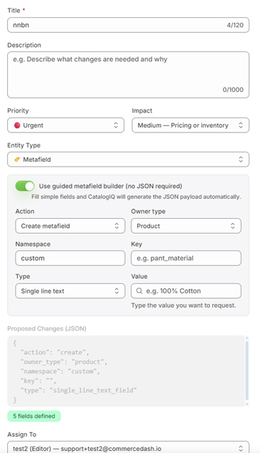 CatalogIQ governance audit and QA workflow